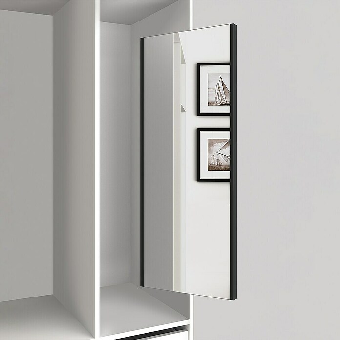 Emuca Espejo Hack (An x Al: 350 x 1.000 mm, Negro) | BAUHAUS