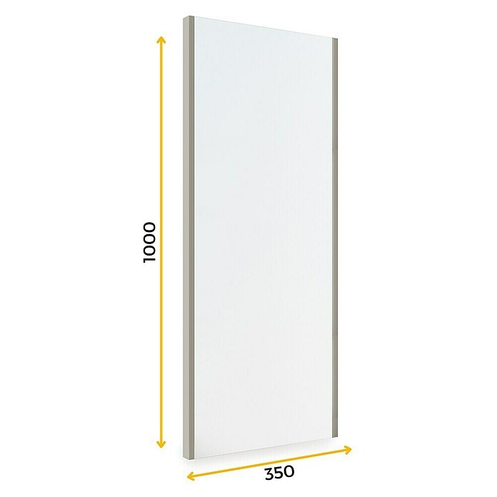 Emuca Espejo Hack (An x Al: 350 x 1.000 mm, Gris) | BAUHAUS