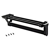 Emuca Colgador para ropa Self (Negro, Extraíble) | BAUHAUS