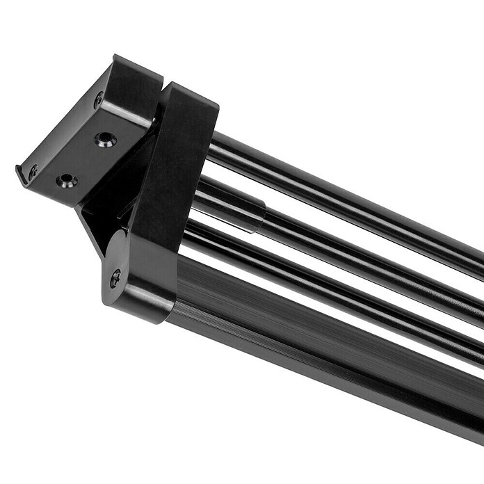 Emuca Colgador para ropa Self (Negro, Extraíble) | BAUHAUS