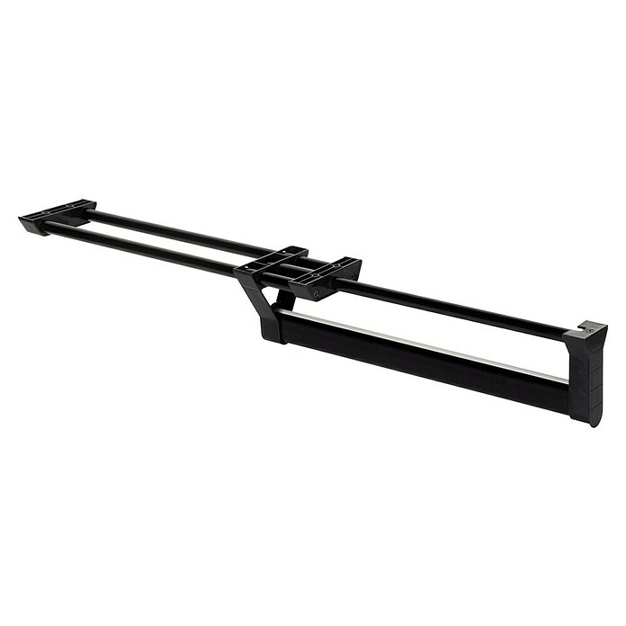 Emuca Colgador para ropa Self (Negro, Extraíble) | BAUHAUS