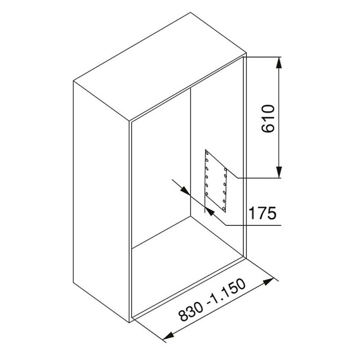 Emuca Barra para ropa Hang (Ajuste de la anchura: 830 mm - 1.150 mm, Cromo) | BAUHAUS