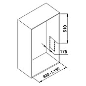 Emuca Barra para ropa Hang (Ajuste de la anchura: 830 mm - 1.150 mm, Cromo) | BAUHAUS