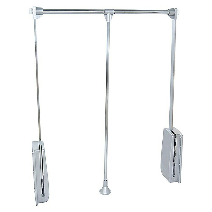 Emuca Barra para ropa Hang (Ajuste de la anchura: 830 mm - 1.150 mm, Cromo) | BAUHAUS