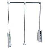 Emuca Barra para ropa Hang (Ajuste de la anchura: 830 mm - 1.150 mm, Cromo) | BAUHAUS