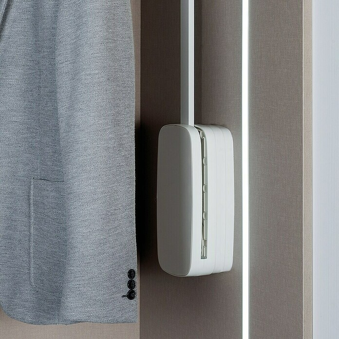 Emuca Soporte de plástico Sling (Blanco, 2 ud., Específico para: Colgador abatible Sling) | BAUHAUS