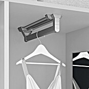 Emuca Colgador para ropa Self (Gris metalizado, Extraíble) | BAUHAUS