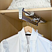 Emuca Colgador para ropa Self (Gris metalizado, Extraíble) | BAUHAUS