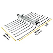 Emuca Soporte para pantalones Self doble (Extraíble, Acero, Número de soportes: 18 ud.) | BAUHAUS