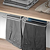 Emuca Soporte para pantalones Self doble (Extraíble, Acero, Número de soportes: 18 ud.) | BAUHAUS