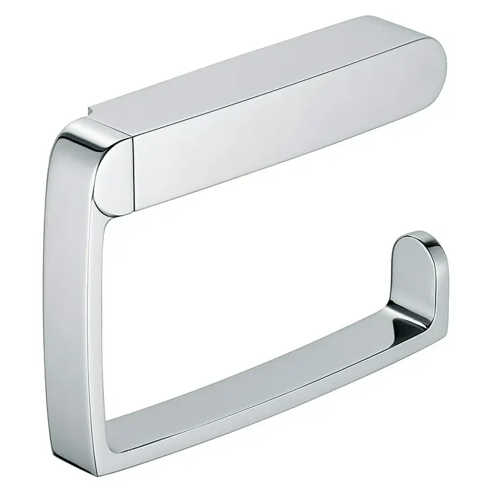 Keuco Elegance Toilettenpapierhalter - Ohne Deckel, Chrom, Glänzend - Ein verchromter Toilettenpapierhalter mit modernem, rechteckigem Design für jedes Badezimmer.