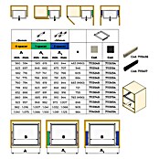 Emuca Espaciador Hack (L x An x Al: 300 x 30 x 50 mm, Negro, 4 ud.) | BAUHAUS