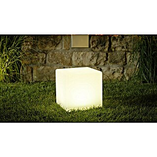 LED solarna kockasta svetilka (30 x 30 x 30 cm)