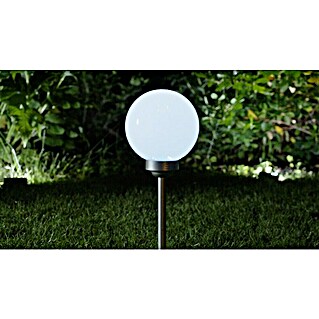 BAUHAUS Solar-Kugelleuchte Fara (Erdspieß, Durchmesser: 20 cm, Höhe: 52,3 cm, LED, 8 h)