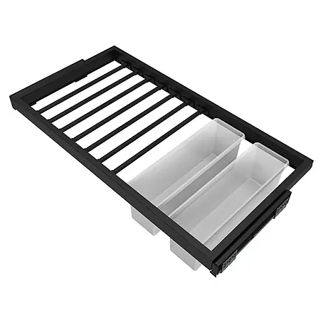 Emuca  Soporte para pantalones Hack con 2 gavetas