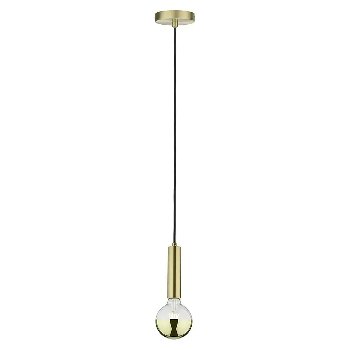 Paulmann Pendelleuchte Kine - Gold, 150 cm, 20 W, E27 - Stilvolle Pendelleuchte mit goldfarbenen Akzenten und einem klaren Leuchtkörper für eine elegante Beleuchtung. Perfekt für moderne Innenräume.