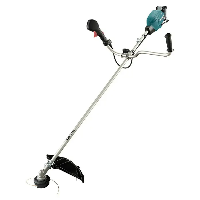 Makita XGT 40V max. Akku-Freischneider UR006GM102 - 40 V, 4 Ah, 1 Akku, Schnittbreite Faden: 43 cm, Schnittbreite Messer: 25,5 cm - Freischneider von Makita, ideal für Gartenarbeiten. Leistungsstark und kabellos, für einfaches Trimmen von Gras und Unkraut.