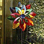 BAUHAUS Solar-Erdspieß WINDSPINNER (LED, Bunt, Höhe: 137 cm) | BAUHAUS