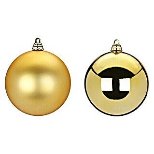 Christbaumkugel (Gold, Kunststoff, Rund, 1 Stk.)