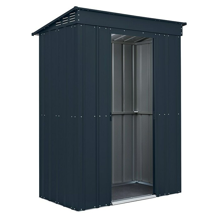 Armoire à outils de jardin métallique Anthracite