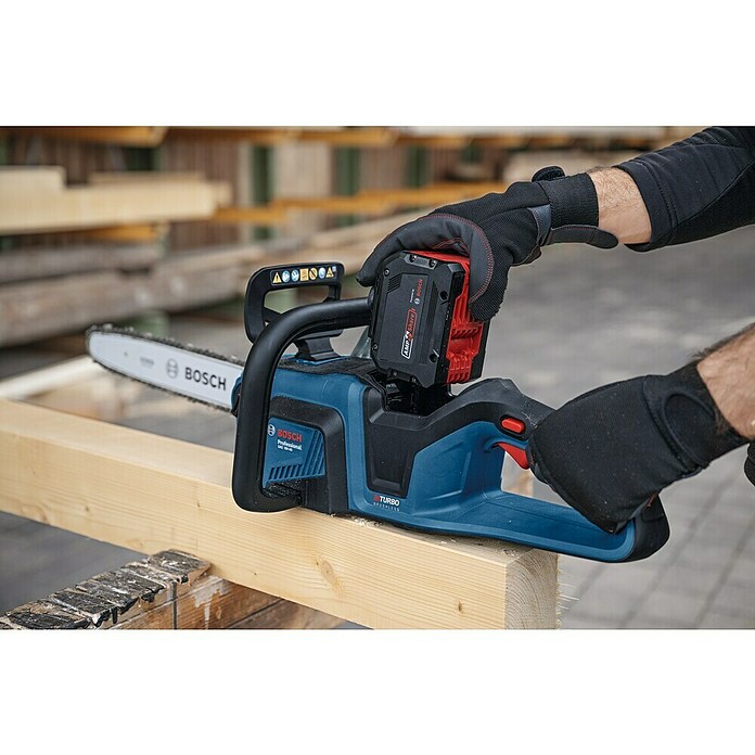 Bosch Professional AMPShare 18V Akku-Kettensäge GKE 18V-40 (18 V, Li-Ionen, Ohne Akku, Schwertlänge: 40 cm) | BAUHAUS