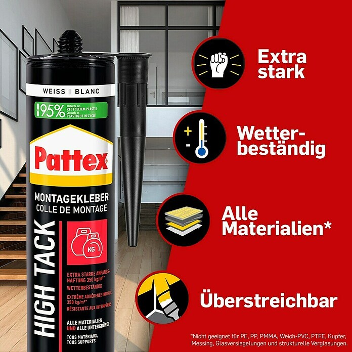 Pattex Montagekleber High Tack (511 g) | BAUHAUS