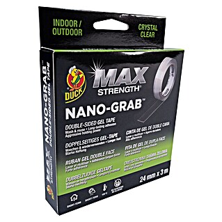 Duck Tape Doppelseitiges Klebeband Max Strength Nano-Grab (3 m x 24 mm)