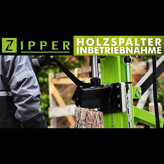 Zipper Holzspalter ZI-HS12TN (Spaltkraft: 12 t, Max. Spaltgutlänge: 104 cm) | BAUHAUS