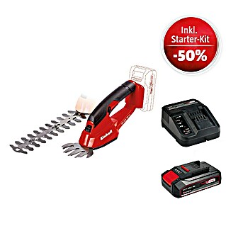 Einhell Power X-Change 18V Maschinenpaket (Akku-Gras- + Strauchschere GE-CG 18 Li-Solo + Starter-Kit (-50%))