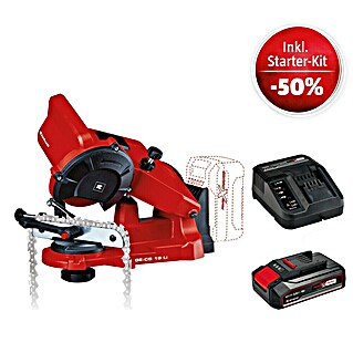 Einhell Power X-Change 18V Maschinenpaket (Akku-Kettensägenschärfgerät GE-CS 18 Li-Solo + Starter-Kit (-50%))