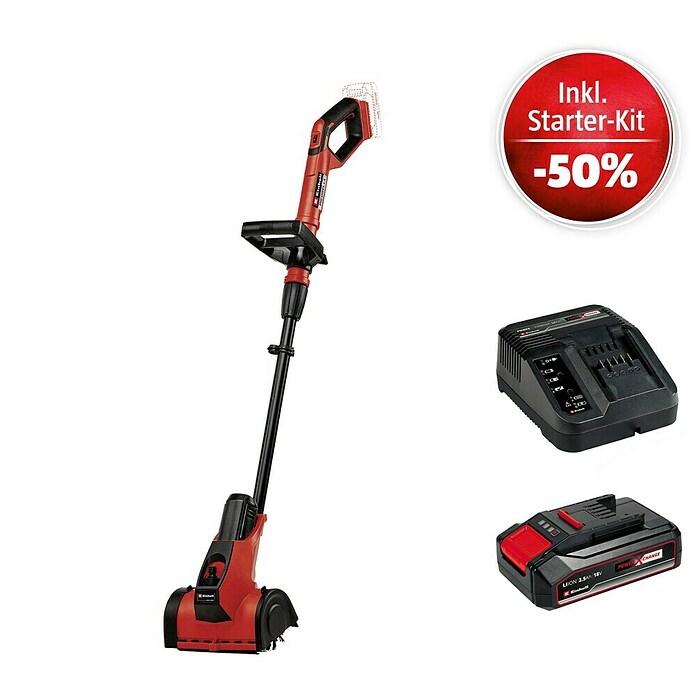 Einhell Power X-Change 18V Maschinenpaket (Akku-Oberflächenbürste PICOBELLA + Starter-Kit (-50%)) | BAUHAUS