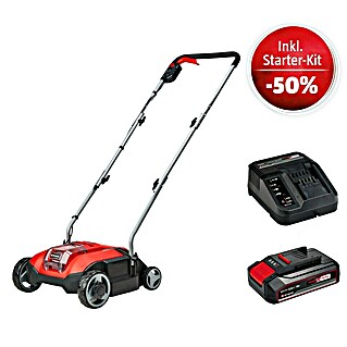 Einhell Power X-Change 18V Maschinenpaket (Akku-Vertikutierer GC-SC 18/28 + Starter-Kit (-50%))