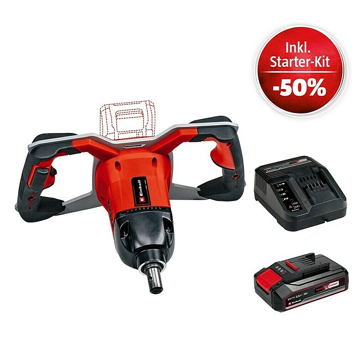 Einhell Power X-Change 18V Maschinenpaket (Akku-Erdbohrer GP-EA 18/150 + Starter-Kit (-50%)) | BAUHAUS