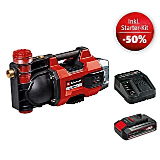 Einhell Power X-Change 18V Maschinenpaket (Gartenpumpe AQUINNA 18/30 F LED + Starter-Kit (-50%))