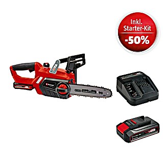 Einhell Power X-Change 18V Maschinenpaket (Akku-Kettensäge GE-LC 18/25 Li Kit + Starter-Kit (-50%))