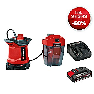 Einhell Power X-Change 18V Maschinenpaket (Schmutzwasserpumpe GE-DP 18/25 LL Li-Solo + Starter-Kit (-50%))