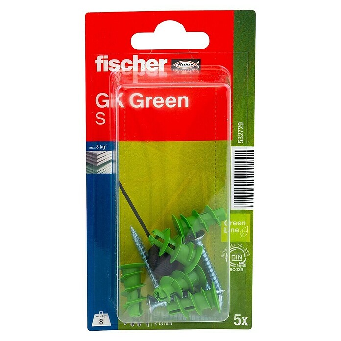 GIPSKARTONDÜBEL GK SGREEN K 5ST