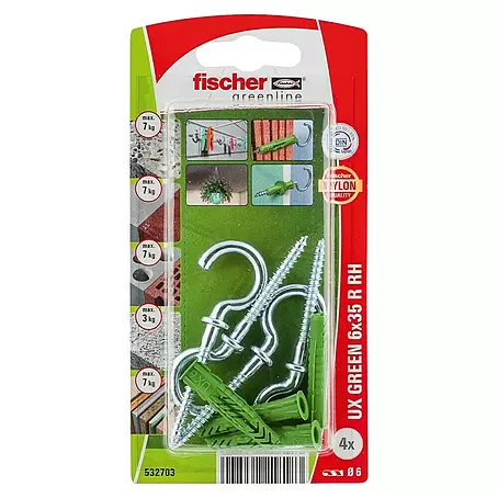 Fischer Greenline Universaldübel UX GREEN R RH