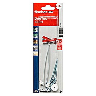 Fischer Duotec Kippdübel (Durchmesser Dübel: 10 mm, Länge Dübel: 50 mm, Gipskartonplatten, 2 Stk., Mit Schrauben/Haken)