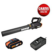 Worx PowerShare 20V Maschinenpaket (Akku-Laubbläser WG547E.9, Akku & Schnellladegerät) | BAUHAUS