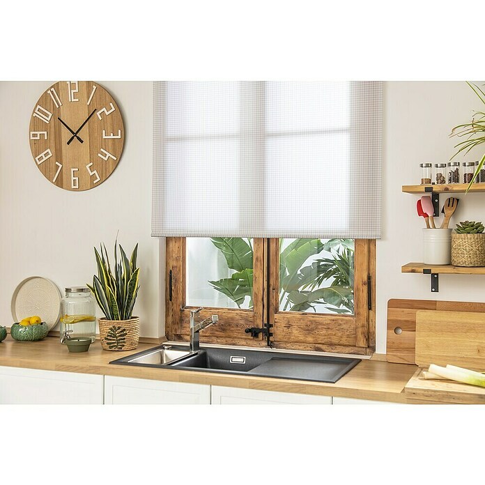 Reloj de pared Madera (Diámetro: 60 cm, Marrón claro) | BAUHAUS