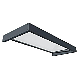 Palram – Canopia Nadstrešek za vhodna vrata Sophia (160 x 95 x 17 cm, Opalno bela)