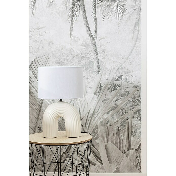 Vinilo de pared autoadhesivo Arco Tropic Dune (Blanco/Negro, 132 x 170 cm) | BAUHAUS