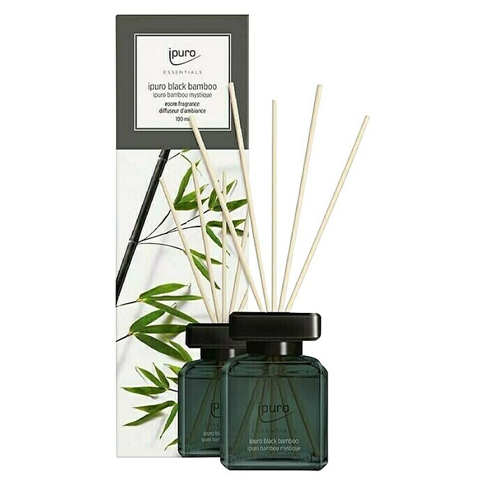 Ipuro Essentials Dišava za prostor Black Bamboo  (1 kos, 100 ml) | 8479 - Raumdüfte | IDDL - Kerzen /Düfte | IDD - Trendy | ID - Trendy | I - Stadtgarten | BAUHAUS