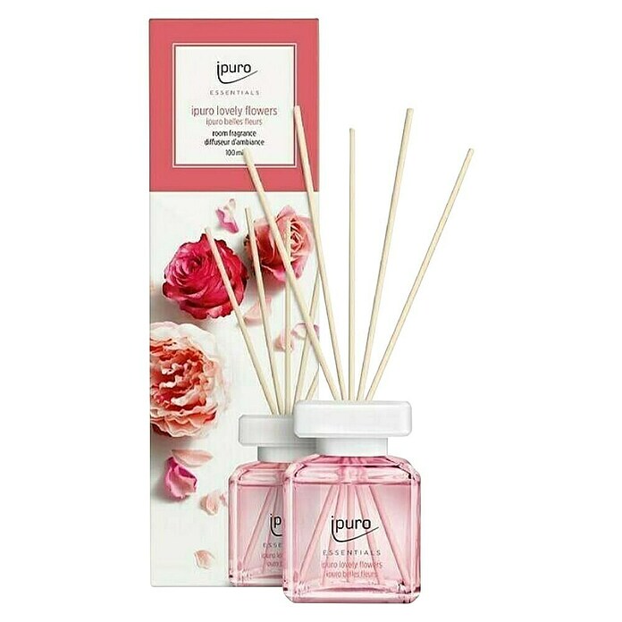 Ipuro Essentials Dišava za prostor Lovely Flowers  (1 kos, 100 ml) | 8479 - Raumdüfte | IDDL - Kerzen /Düfte | IDD - Trendy | ID - Trendy | I - Stadtgarten | BAUHAUS
