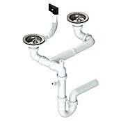 Alveus Umivalniški sifon  (Nazivni premer cevi: DN 100, Kovina, Premer: 114 mm) | 4040 - Sifons/Abläufe/Ablaufgarnituren | DCDA - Wasserinstallation | DCD - Sanitärinstallation | DC - Sanitärinstallation | D - Sanitär | BAUHAUS