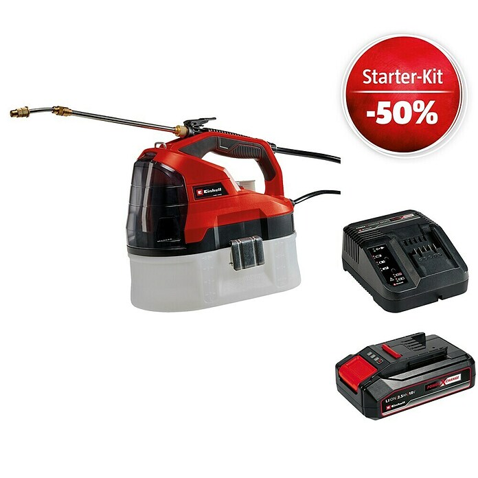 Einhell Power X-Change 18V Maschinenpaket (Drucksprühgerät + Starter-Kit (-50%)) | BAUHAUS