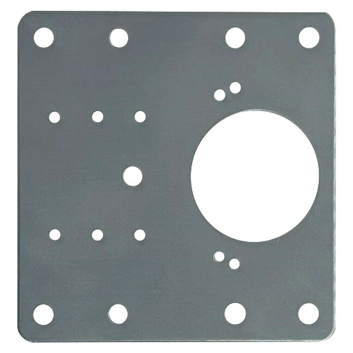 Micel Placa perforada (An x Al: 90 x 90 mm, Espesor: 1 mm, Específico para: Bisagras de cazoleta) | BAUHAUS