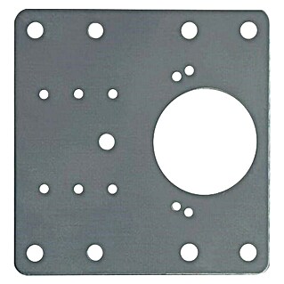 Micel Placa perforada (An x Al: 90 x 90 mm, Espesor: 1 mm, Específico para: Bisagras de cazoleta)