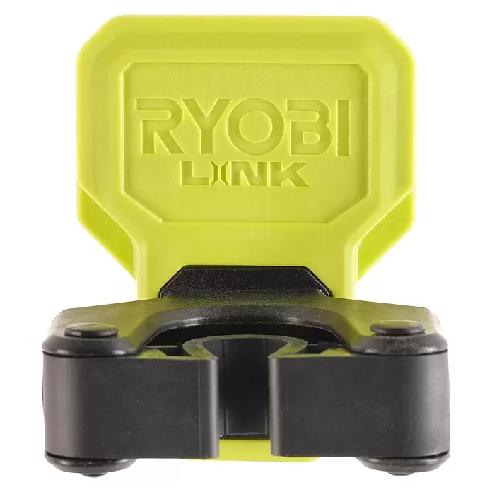 Ryobi Link Klemmhalter RSLW824 - Passend für: Stielwerkzeuge - Limettengrüner und schwarzer Ryobi Link Werkzeughalter zur Organisation verschiedener Werkzeuge.